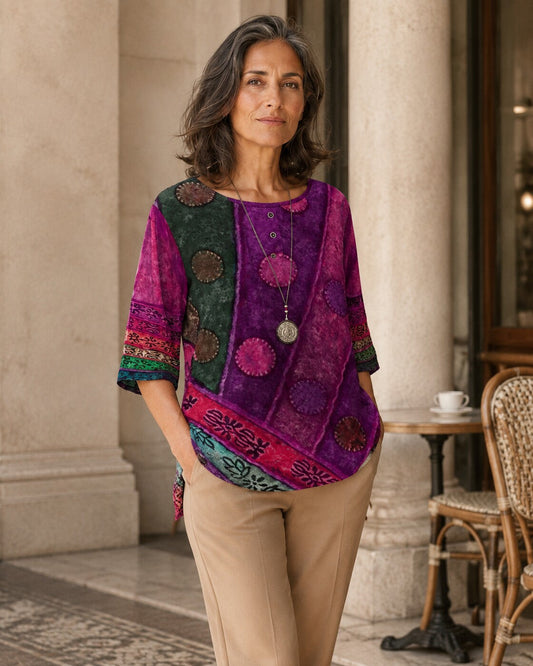 Nerina · Blusa refinada y desenfadada