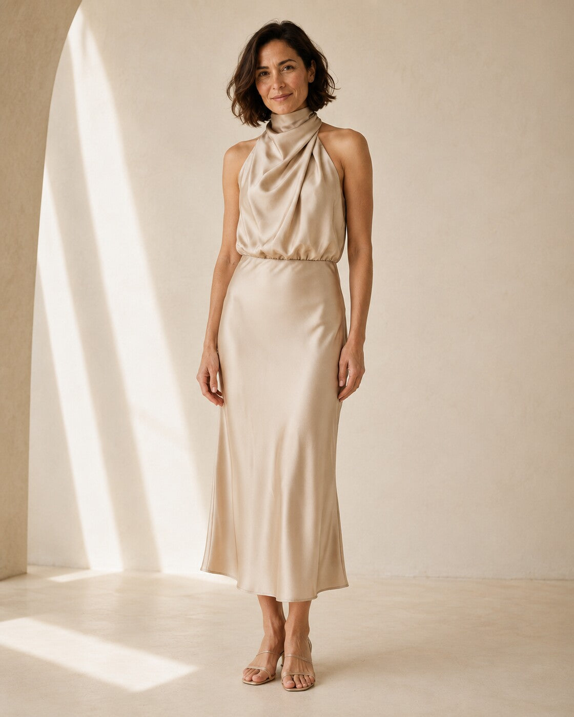 Nerina · Vestido fresco de seda