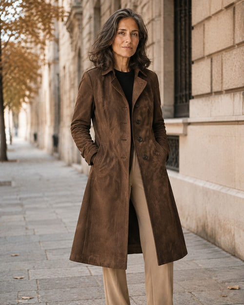 Nilde · Abrigo elegante de piel
