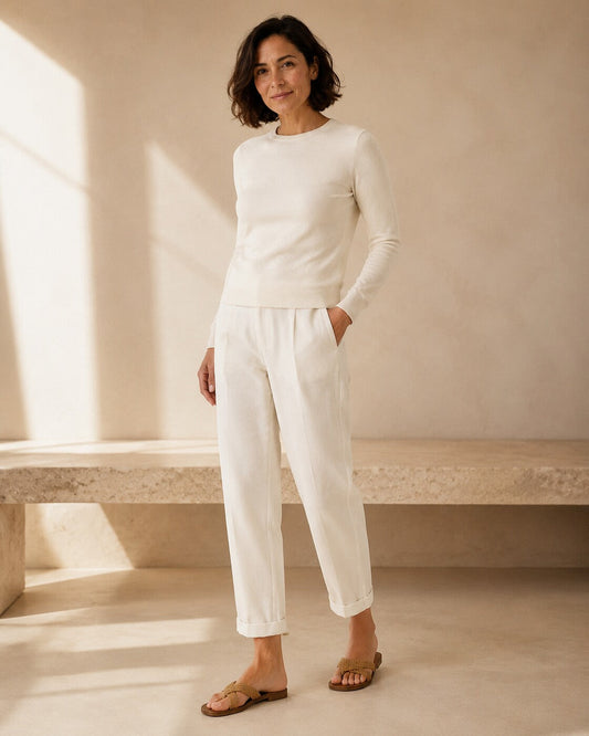 Olimpia · Pantalones elegantes con aberturas