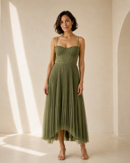 Oriana · Vestido fluido de tul