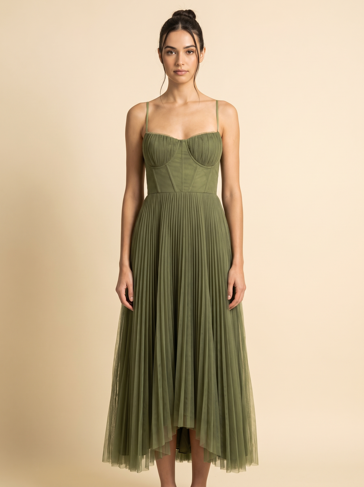 Oriana · Vestido fluido de tul