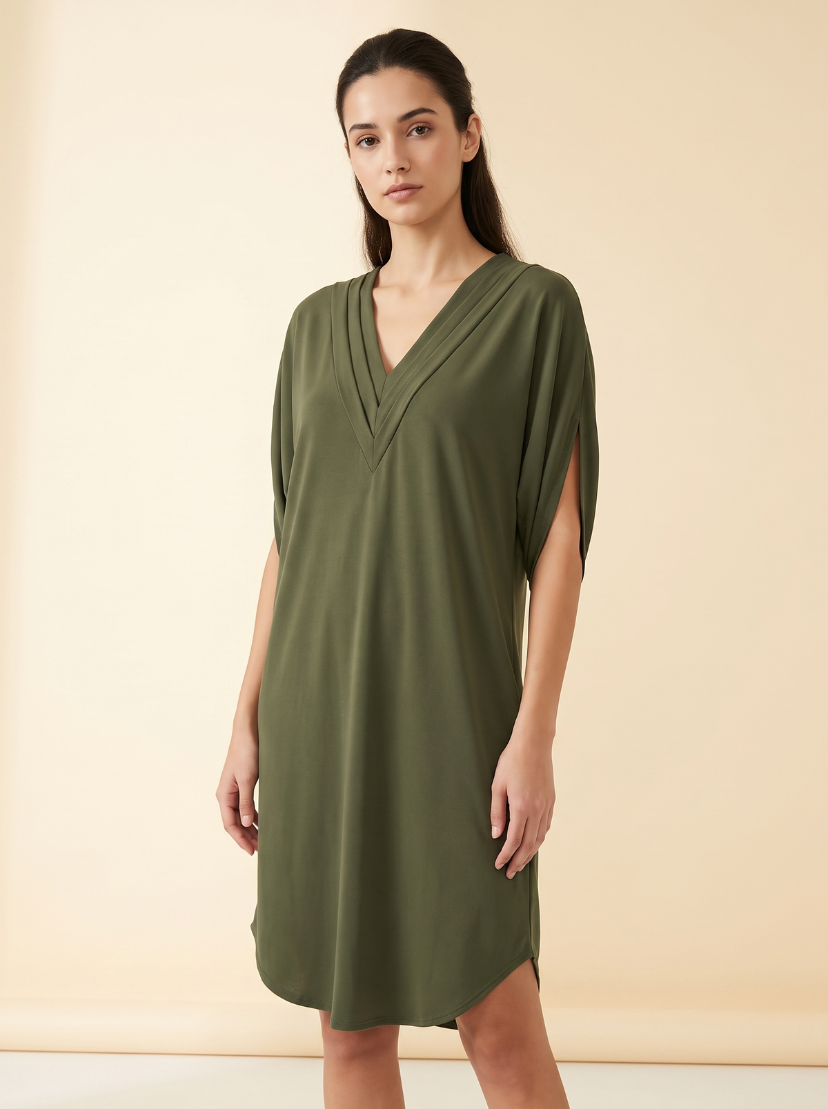 Oriana · Vestido midi suave