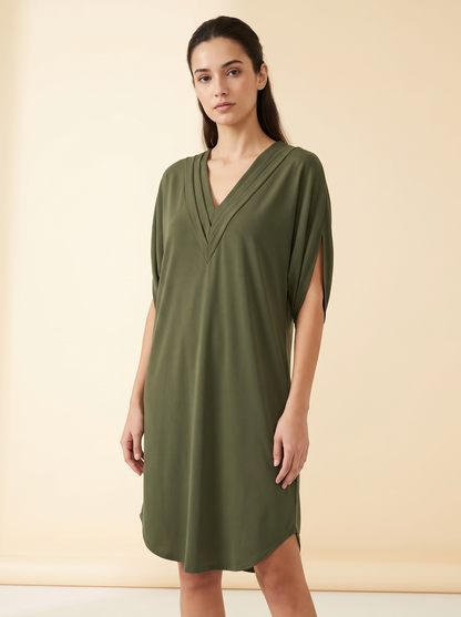 Oriana · Vestido midi suave
