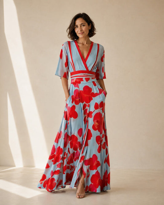 Ottavia · Vestido floral refinado