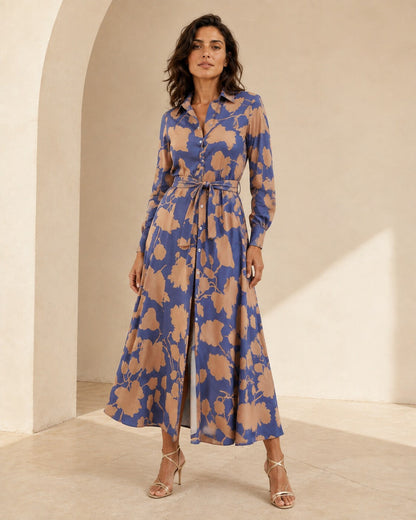 Paola · Vestido floral refinado