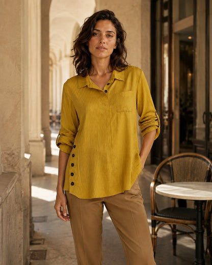Paola · Blusa suave de seda