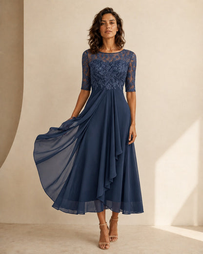 Renata · Vestido etéreo de encaje