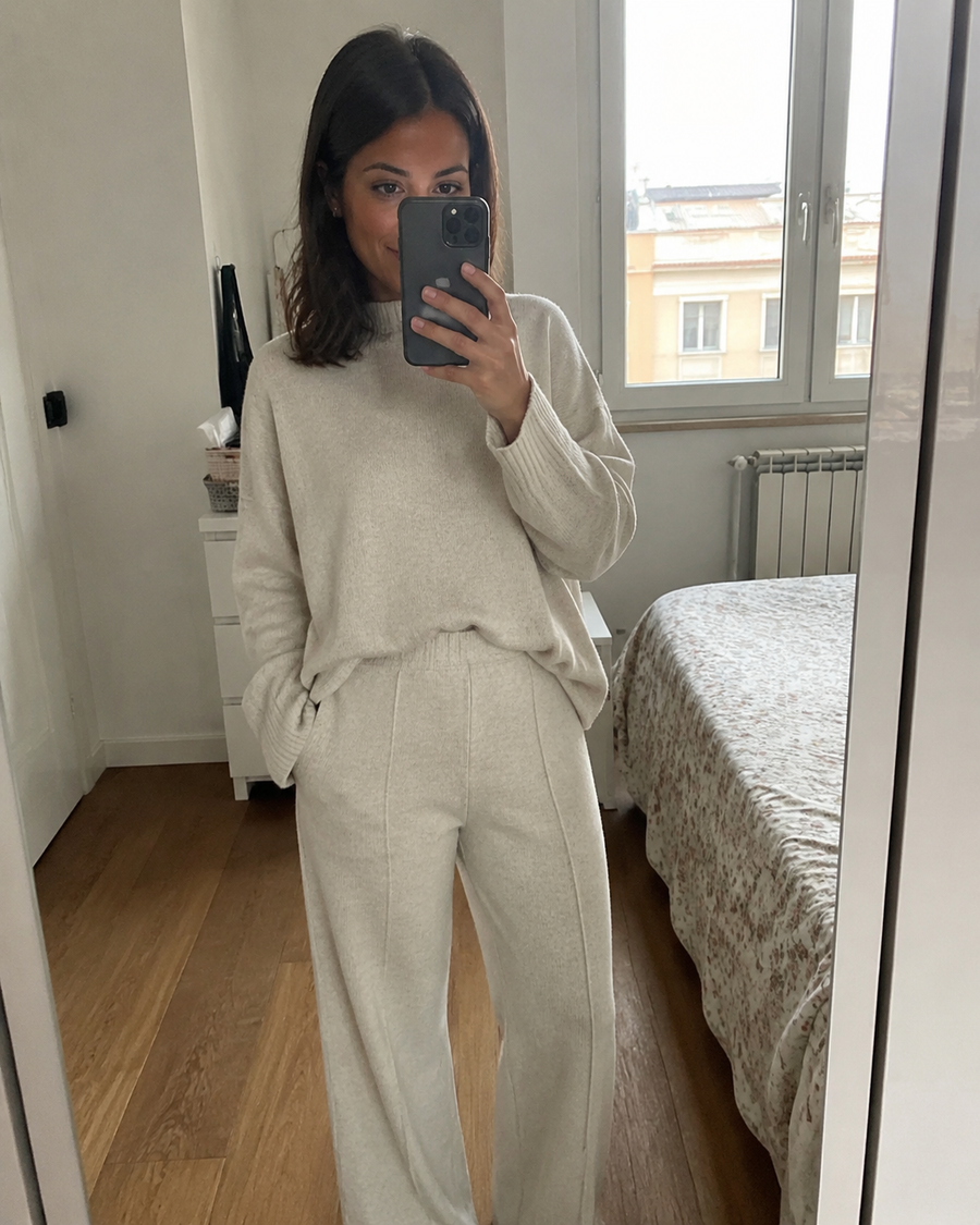 Foto cliente simulata per recensione coordinati 3
