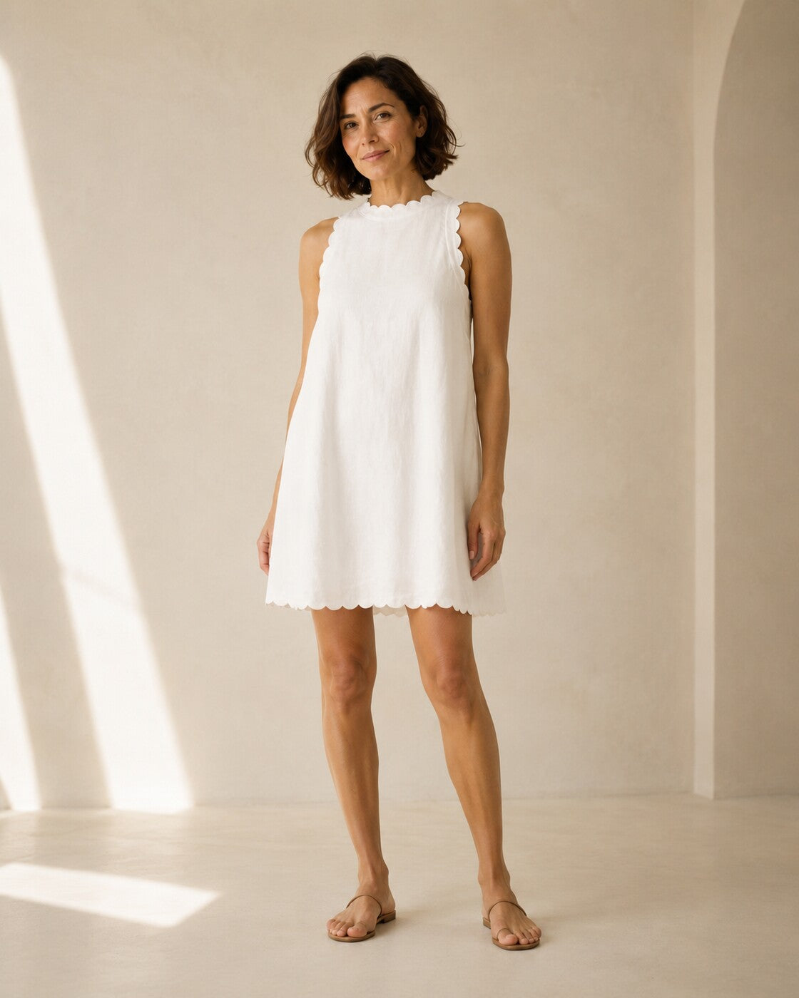 Selene · Vestido evasé y fresco