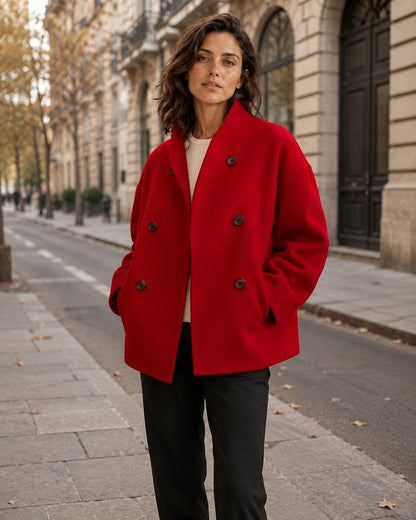 Silvia · Abrigo amplio y elegante