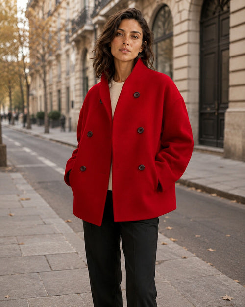 Silvia · Abrigo amplio y elegante