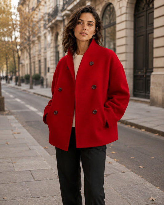 Silvia · Abrigo amplio y elegante