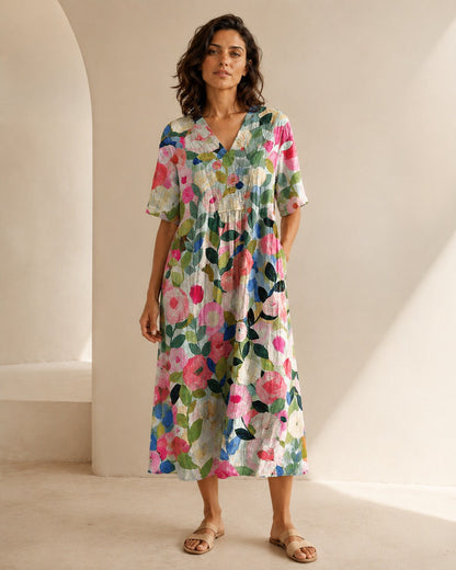 Silvia · Vestido floral y fresco