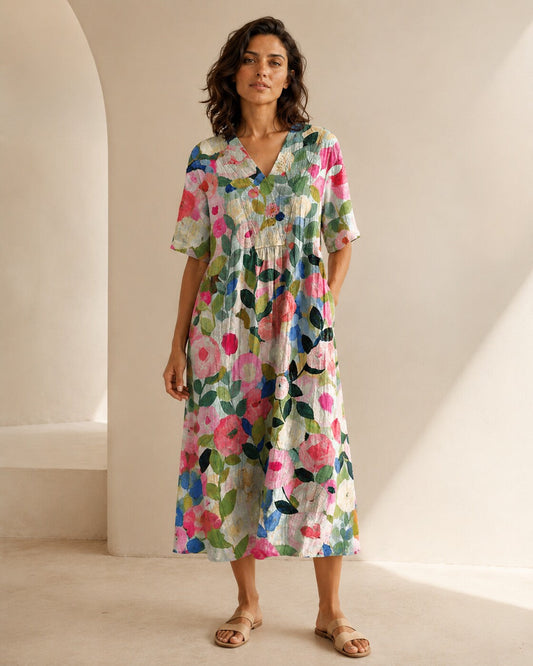 Silvia · Vestido floral y fresco