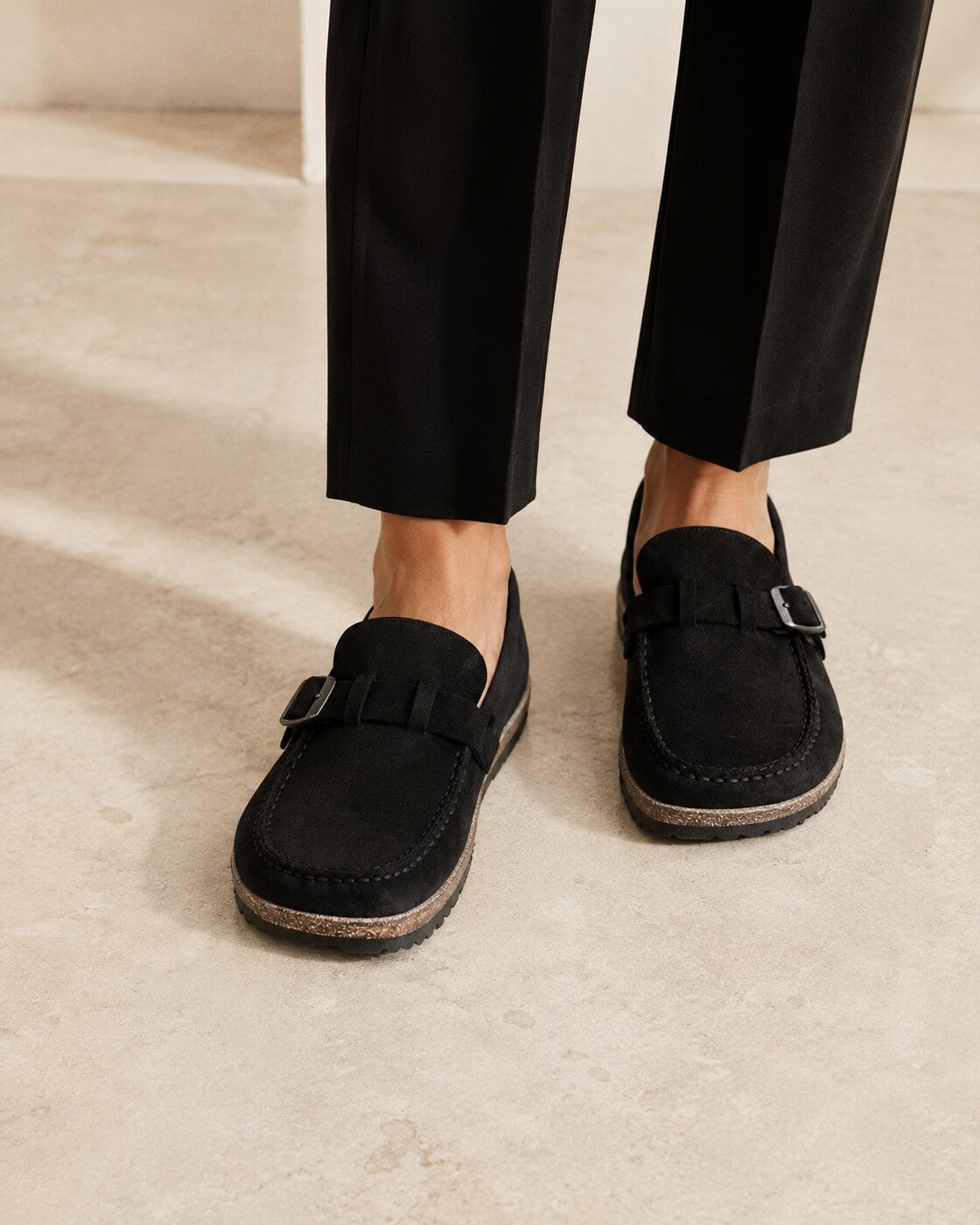 Stella · Mocasines de ante suave