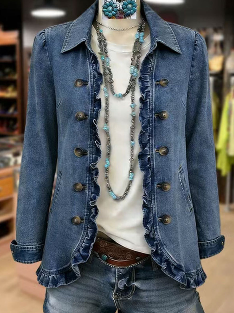 Rosario · Chaqueta con volantes