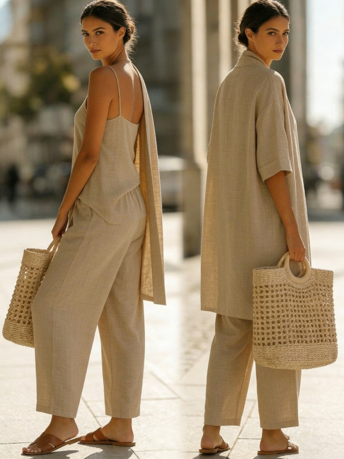 Isa · Conjunto elegante de tres piezas