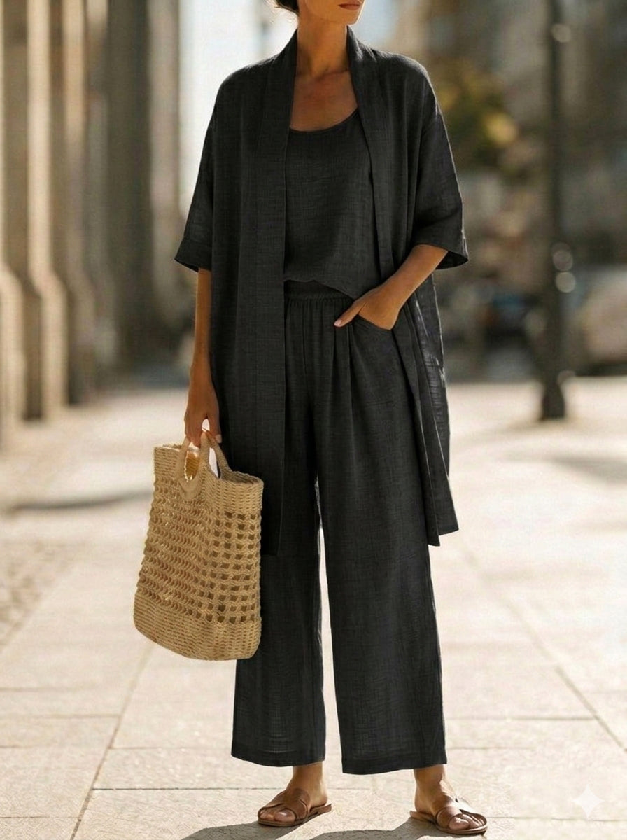 Isa · Conjunto elegante de tres piezas