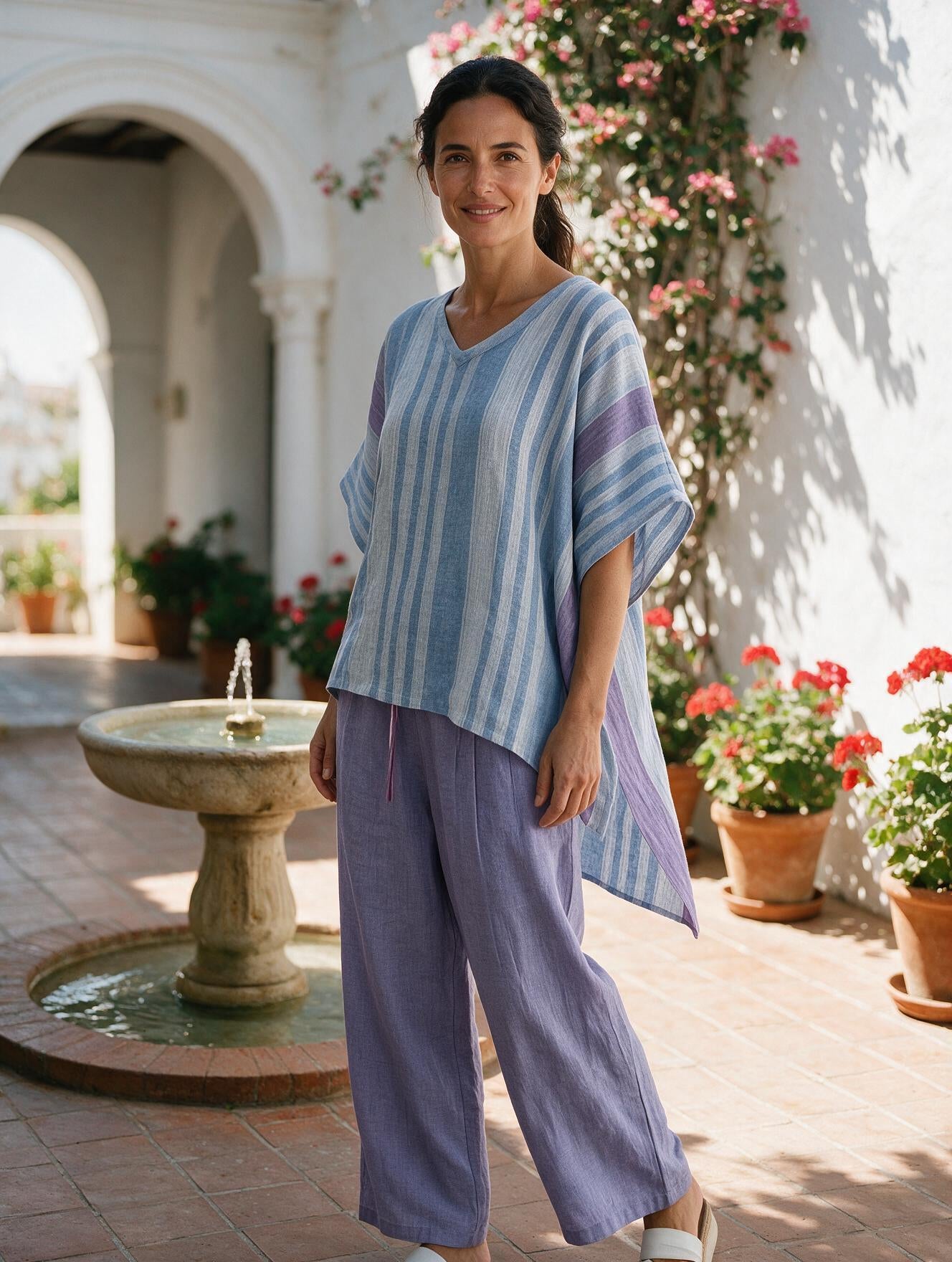 Carlotta · Conjunto Lavanda y Azul Cielo