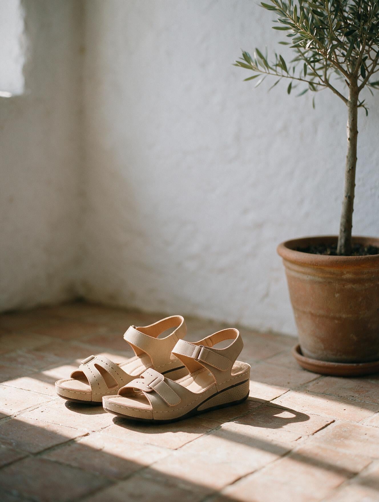 Sandy · Sandalias de Cuña Confort