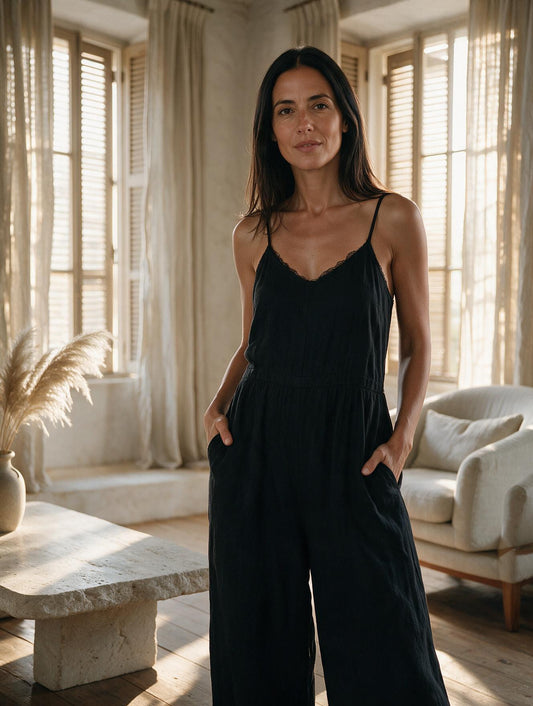 Léa · Mono Minimalista de Lino