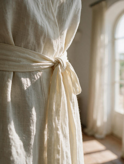 Amalfi · Detalle del tejido de lino