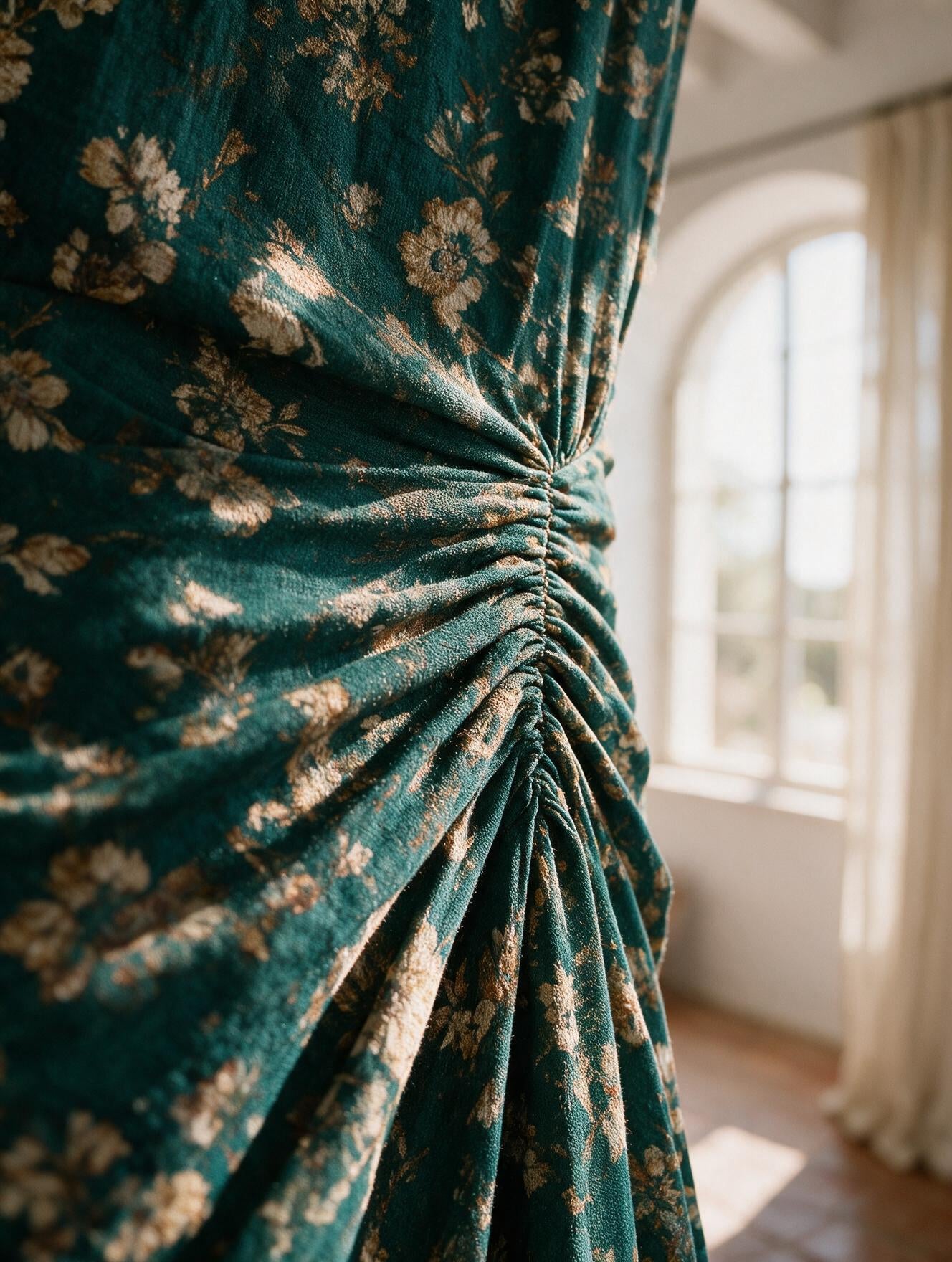 Capucine · Detalle del estampado floral