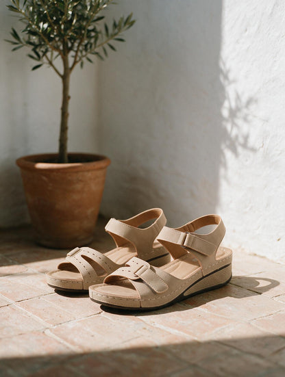 Sandy · Sandalias de Cuña Confort