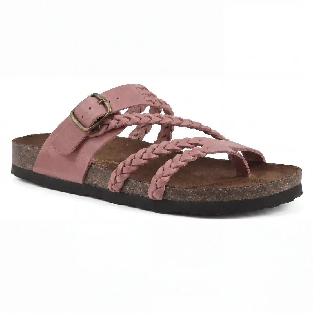 Mara · Sandalias Confort con Plantilla Anatómica — Rosa Antiguo