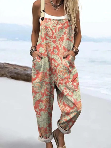 Fiamma · Vestido floral con capas